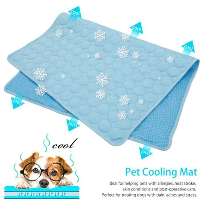 Alfombrilla Cooling XL para Mascotas — Transpirable Lavable