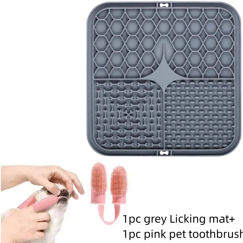 Lick Mat para Perros — Alfombrilla Antiestres con Ventosa