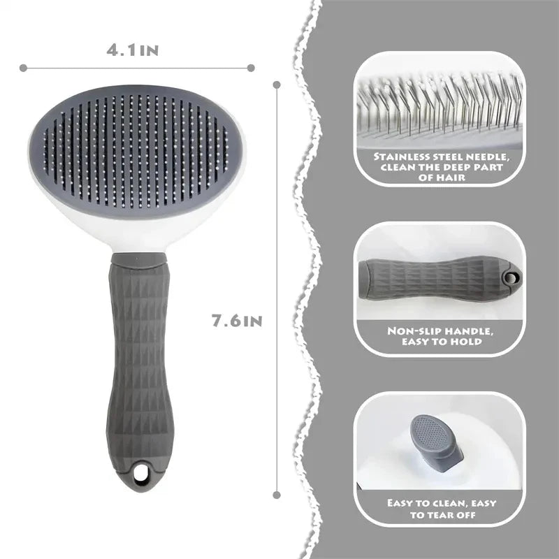 Cepillo Autogrooming para Gatos — Esquina con Ventosa