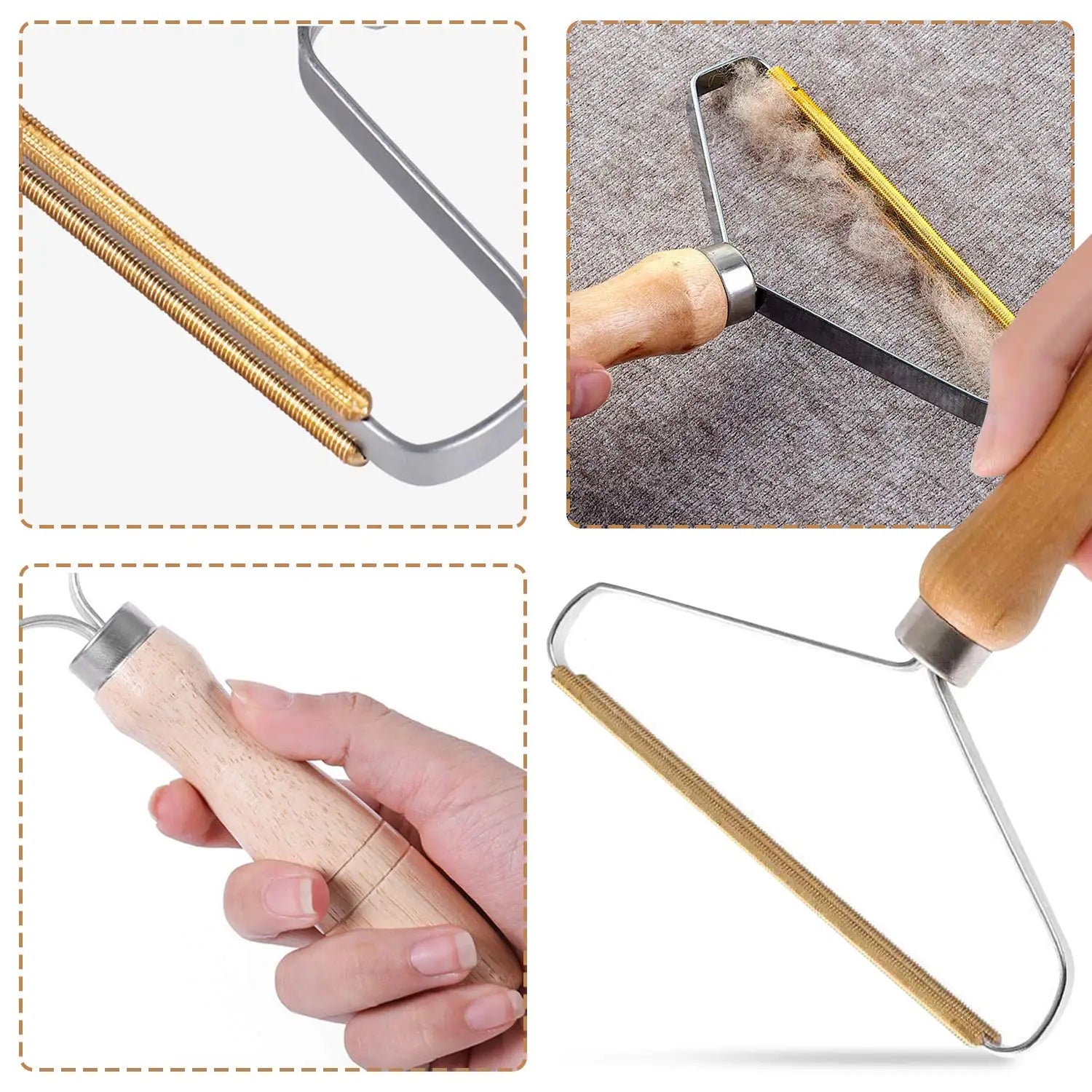 Quitapelos Ropa — Rodillo Manual Reutilizable
