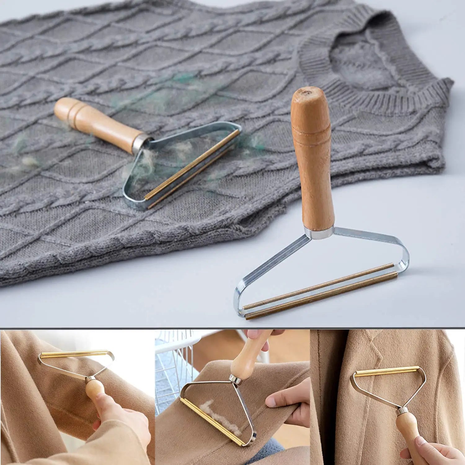 Quitapelos Ropa — Rodillo Manual Reutilizable