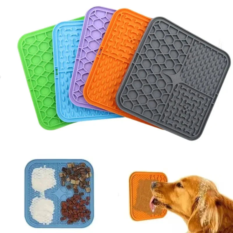 Lick Mat para Perros — Alfombrilla Antiestres con Ventosa
