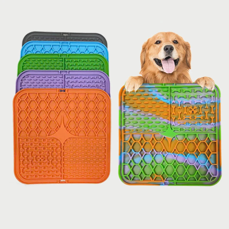 Lick Mat para Perros — Alfombrilla Antiestres con Ventosa