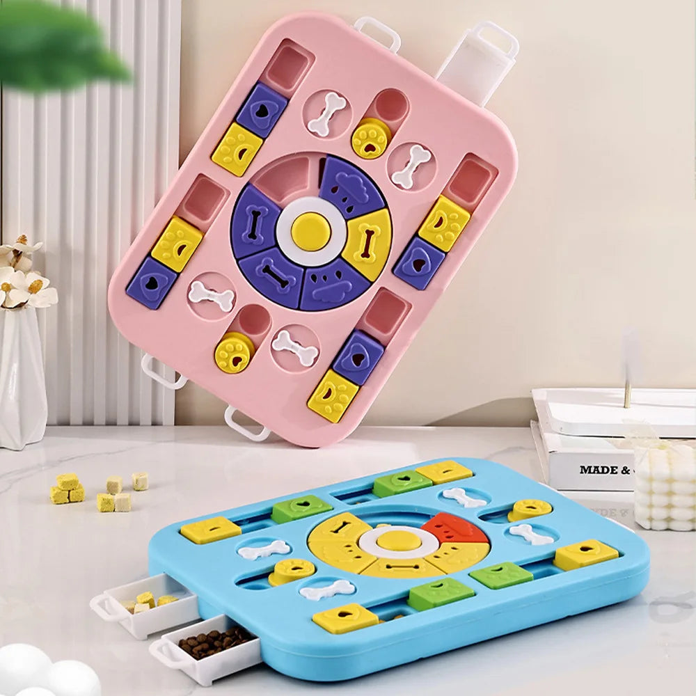 Dispensador de Snacks IQ — Comedero Lento Interactivo