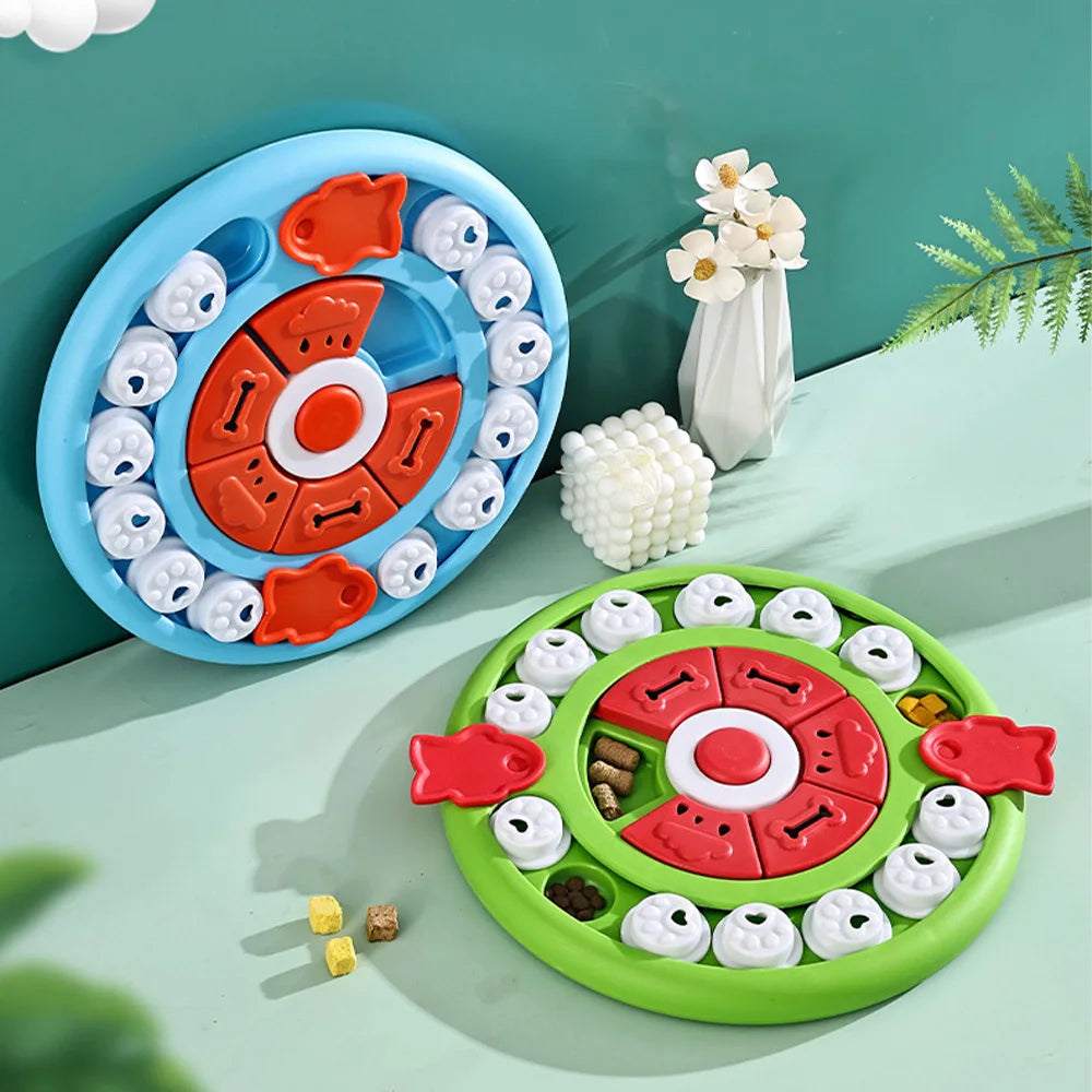 Dispensador de Snacks IQ — Comedero Lento Interactivo