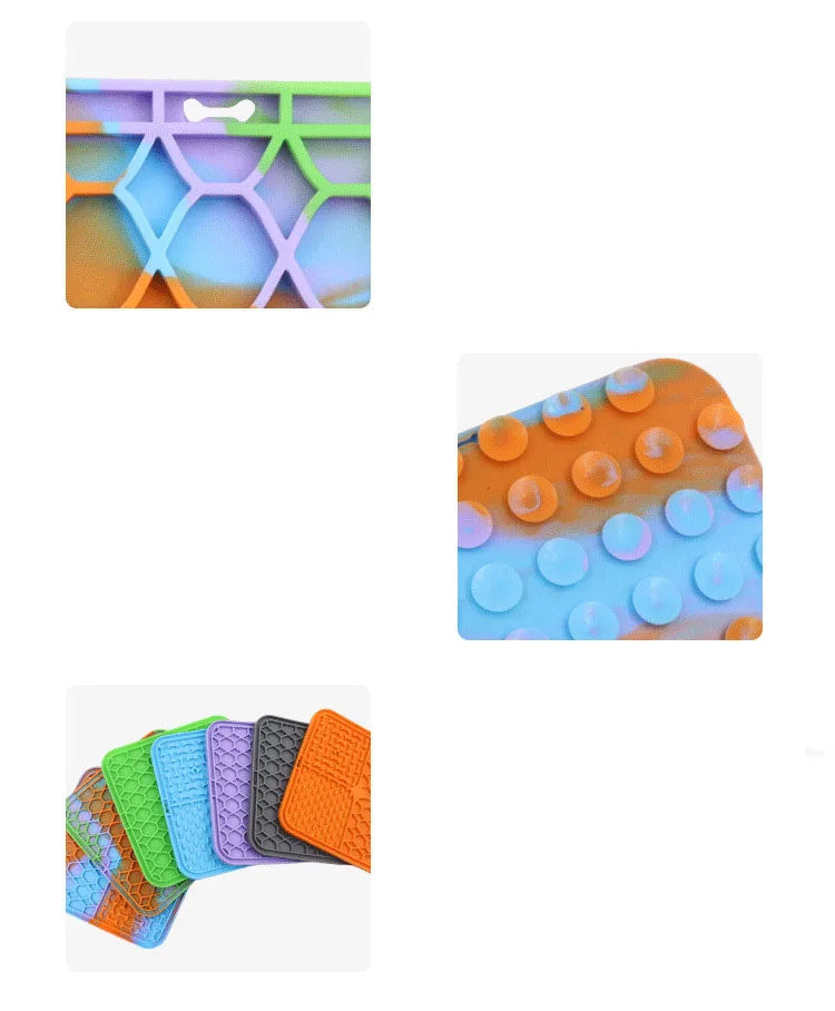 Lick Mat para Perros — Alfombrilla Antiestres con Ventosa