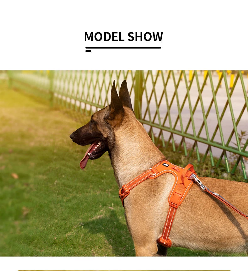 Arnés Anti-Tirones para Perros — Reflectante Ajustable